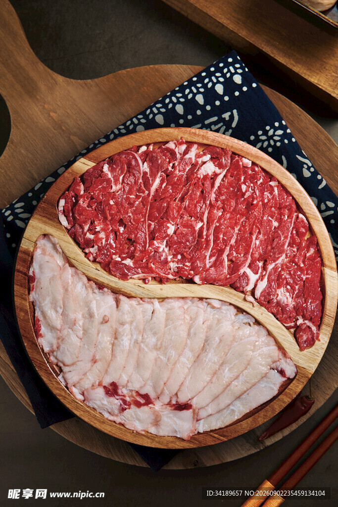 双色牛肉拼盘