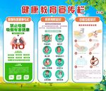 健康教育宣传栏展示