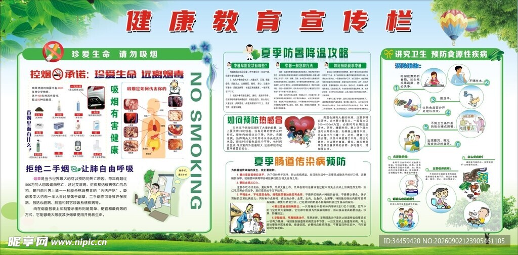 健康教育宣传栏海报