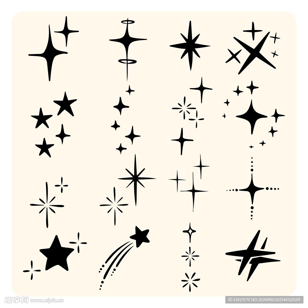 星星图案素材