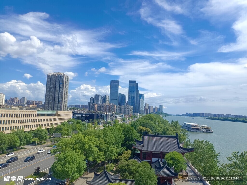 长沙湘江风景