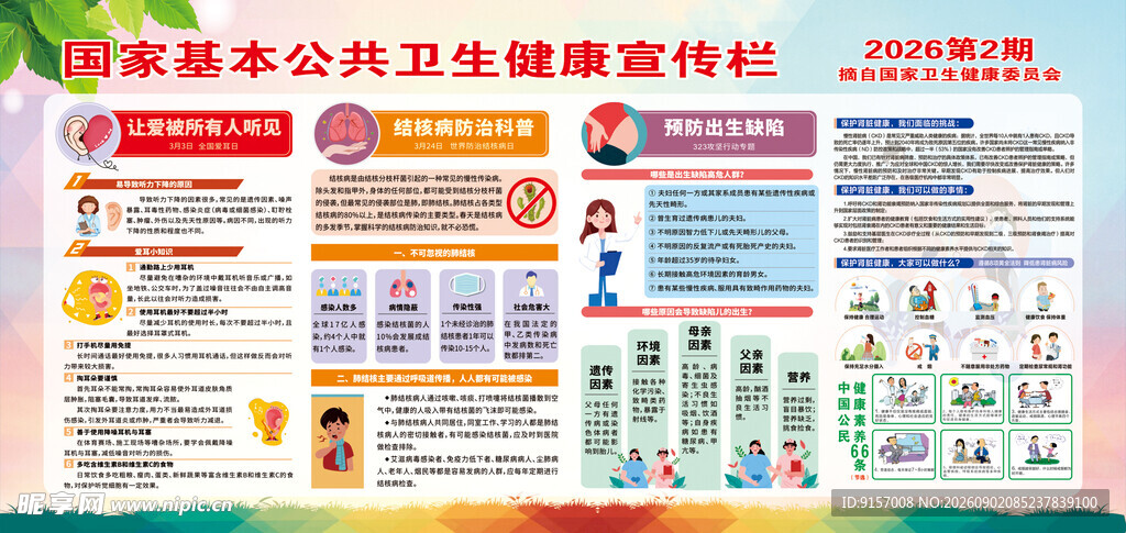 基本公共卫生服务宣传资料