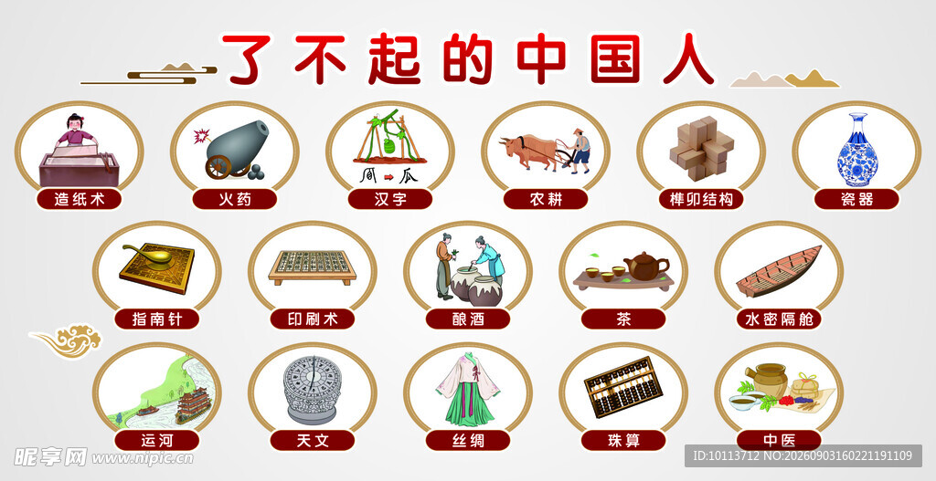 幼儿园 了不起的中国人形象墙 