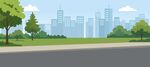 城市公园场景