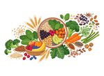 健康食材插画