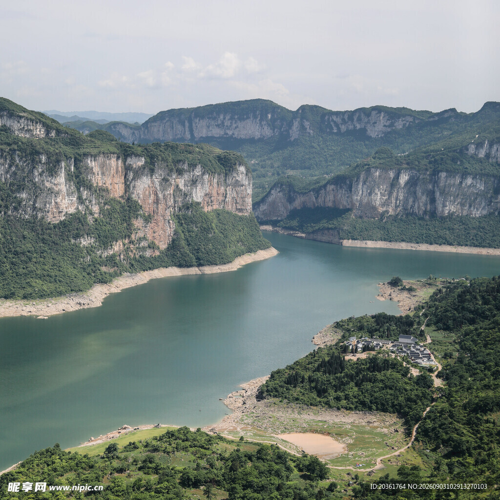 壮美江河峡谷自然风光