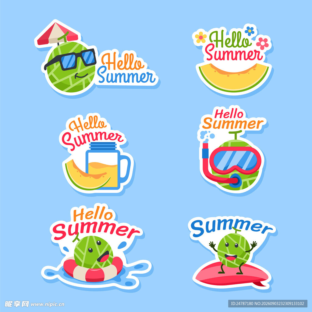 夏日图标