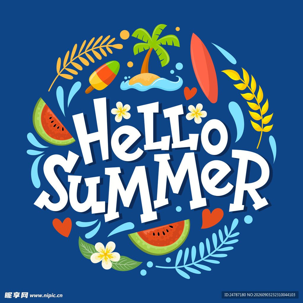 夏日图标