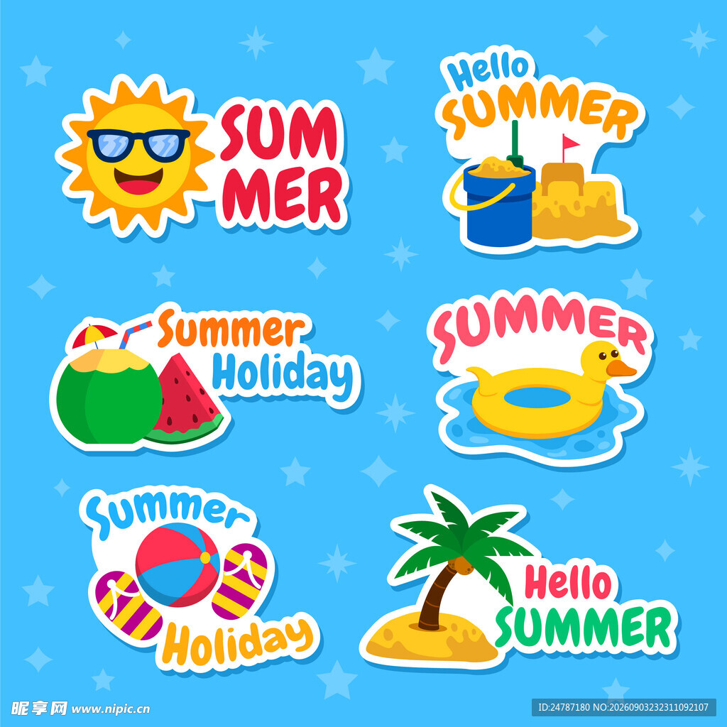 夏日图标