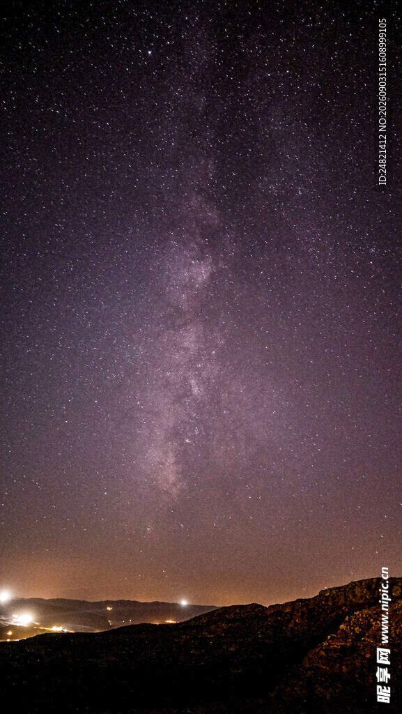 夜空下的璀璨星河