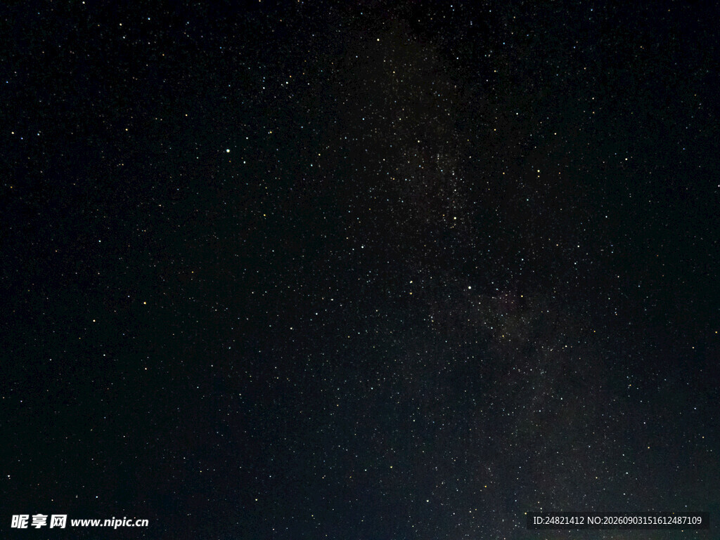 璀璨星空下的神秘宇宙