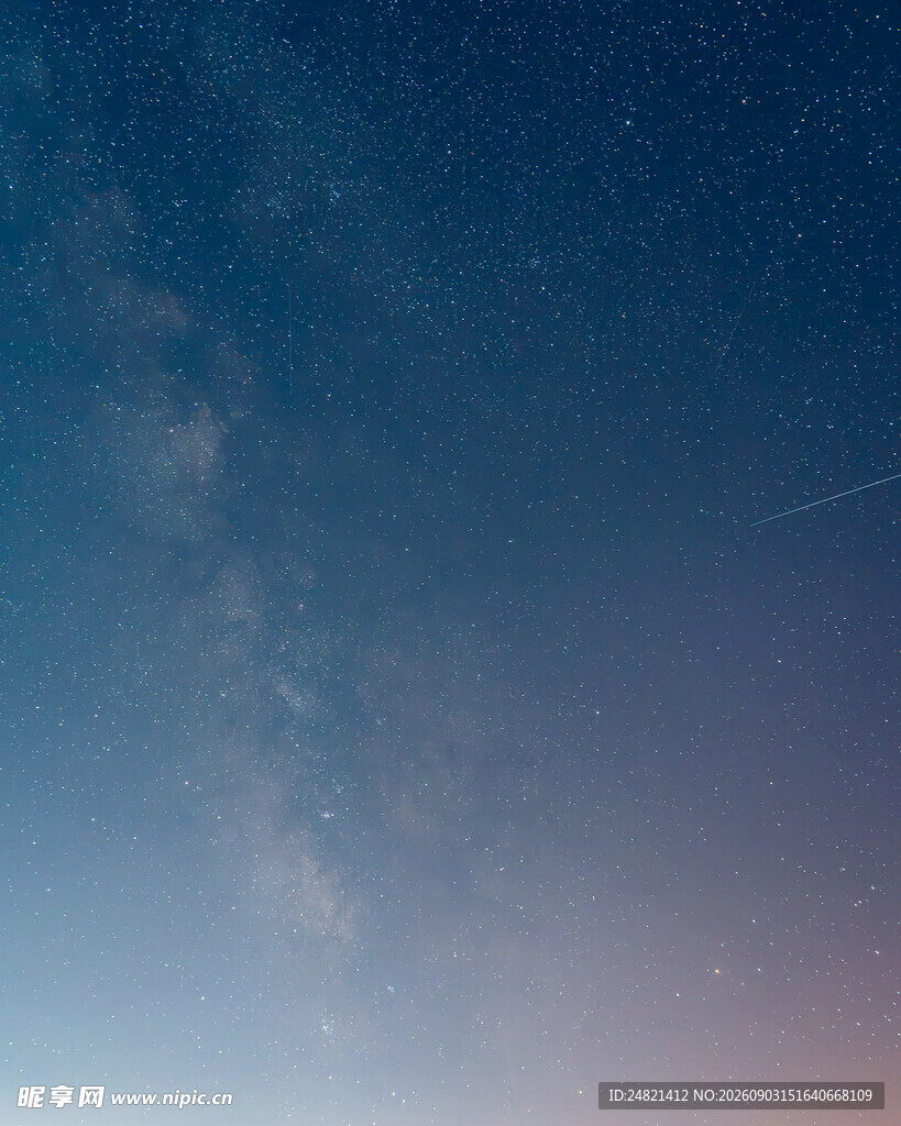 梦幻星空夜景