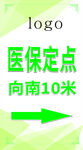 医保定点指示牌