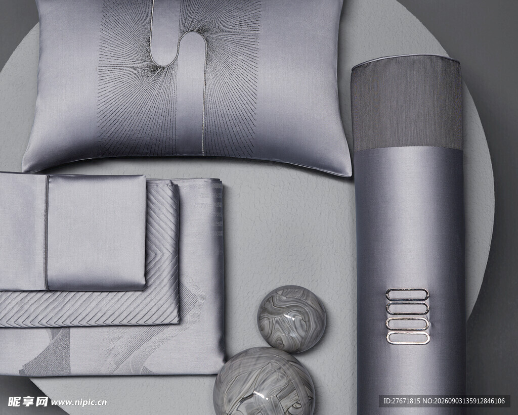 简约灰色系家居用品展示