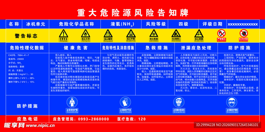 冰机单元重大危险源