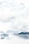 水墨山水背景