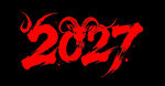 2027年火焰风格艺术字