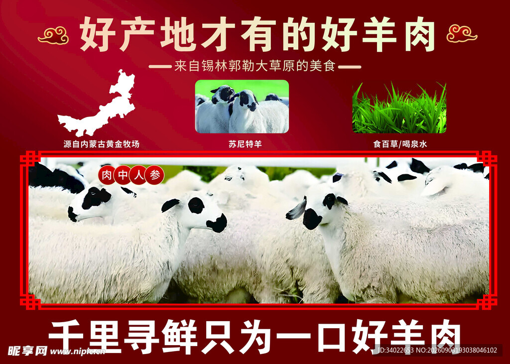 苏尼特羊羊肉