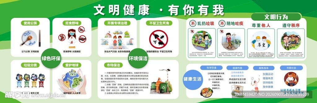 垃圾分类宣传海报