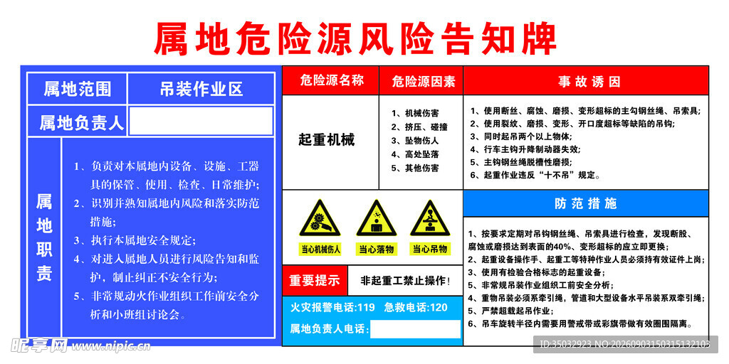 危险告知牌