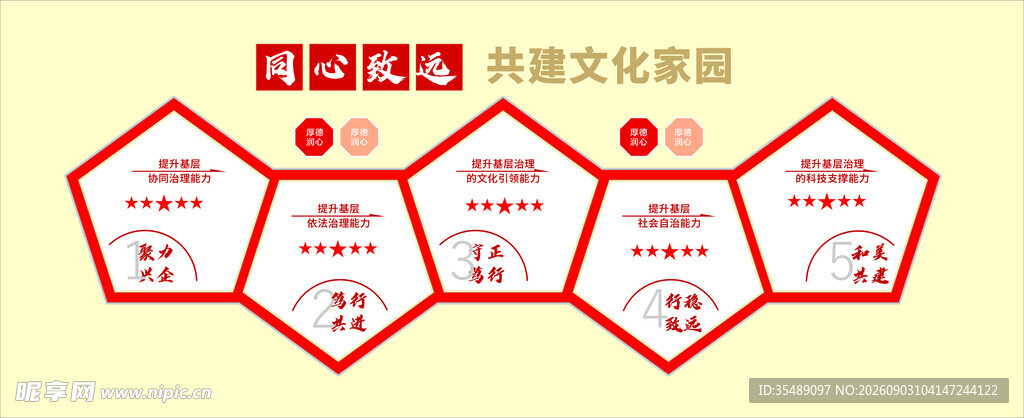 形象墙宣传文化氛围