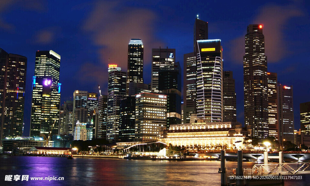 繁华都市夜景