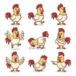 卡通公鸡合集