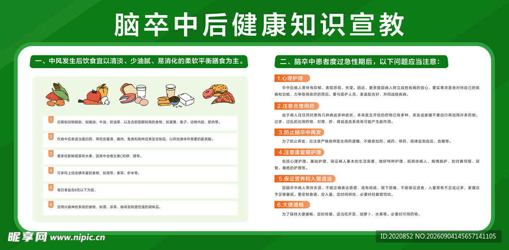 脑卒中后康复知识宣教