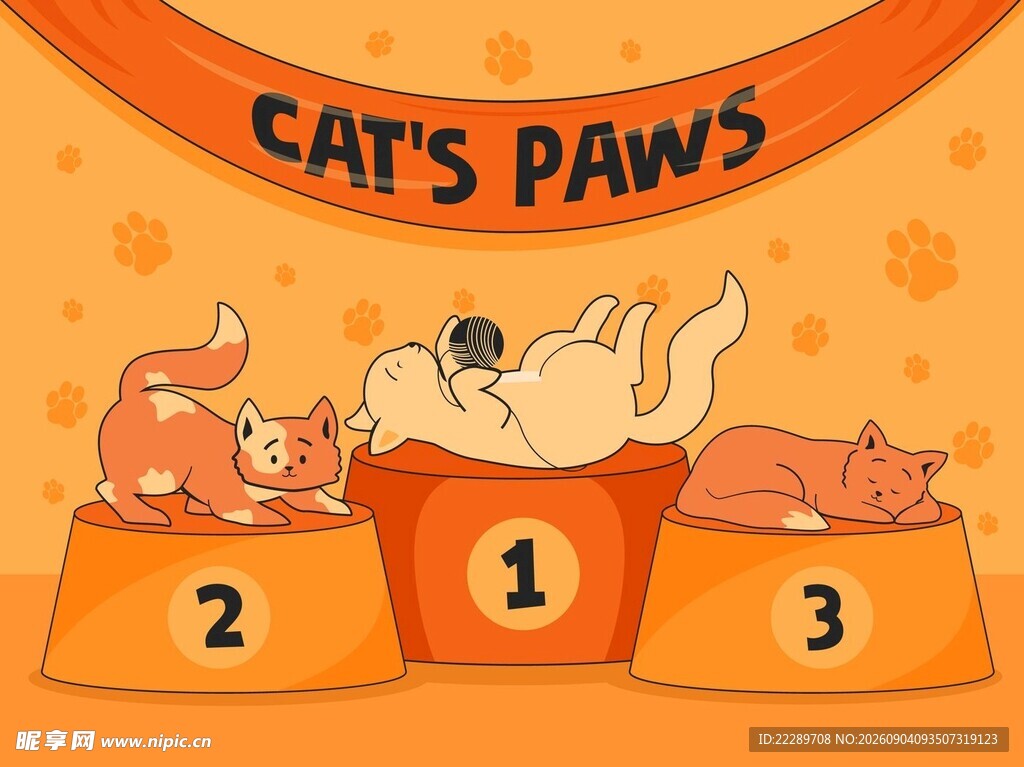 猫咪爪爪比赛场景