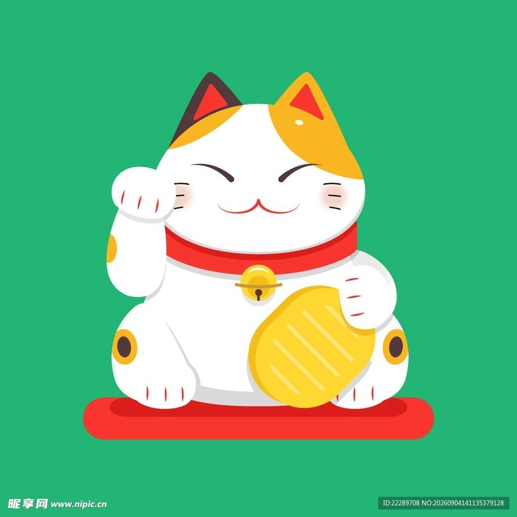 招财猫插画