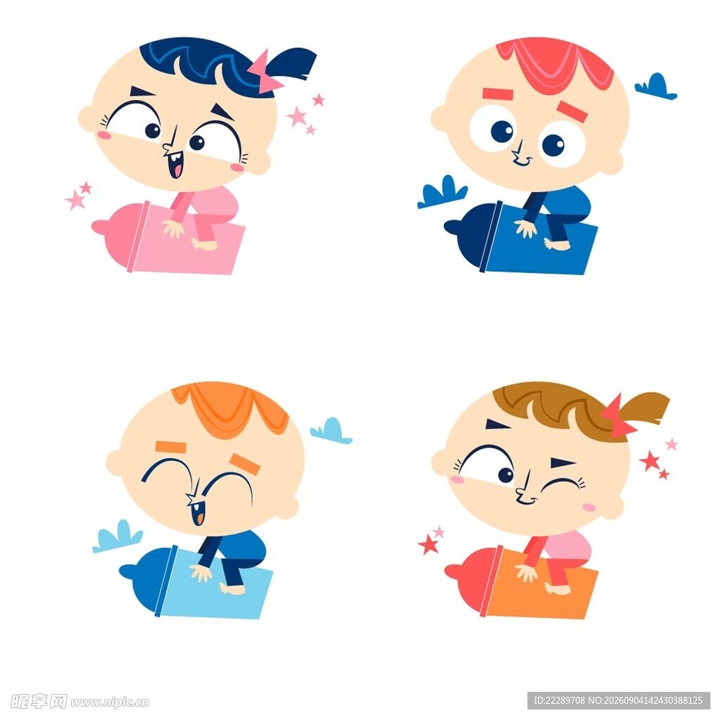 可爱萌娃表情大赏