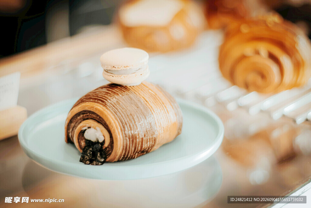 精致美味的特色卷状糕点