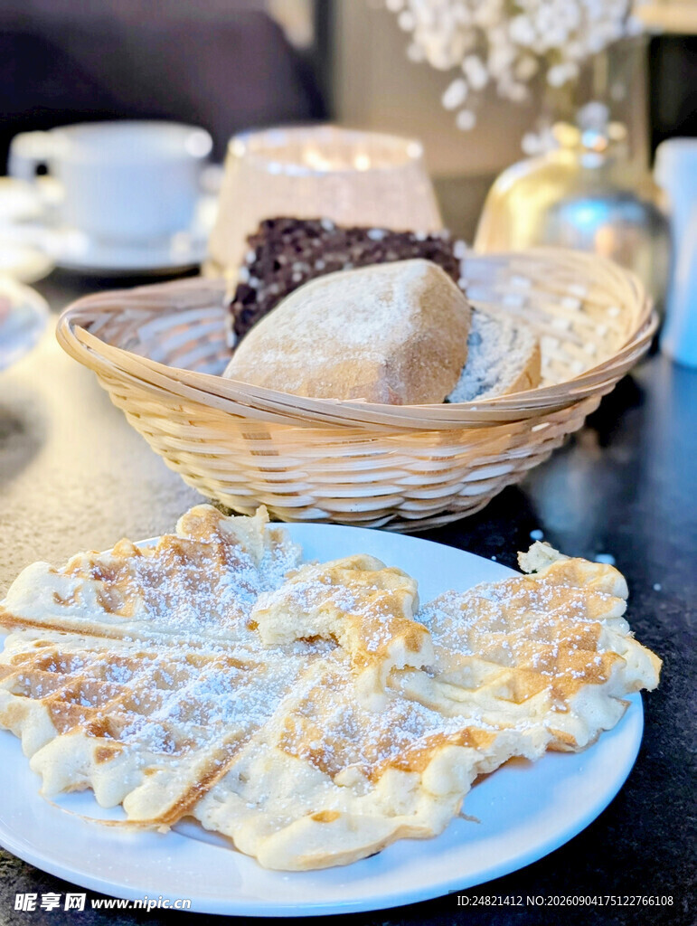 美味早餐摆盘