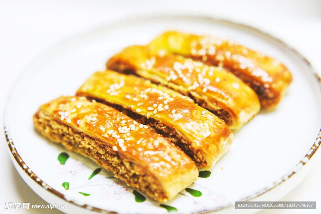 香酥芝麻糕点