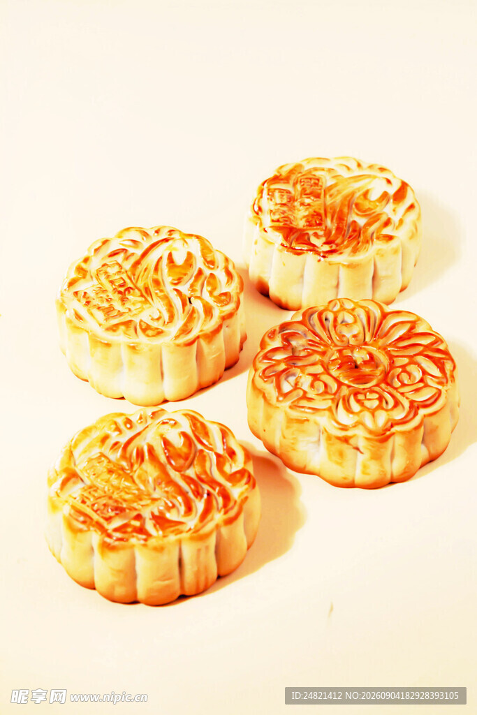 传统美味月饼展示