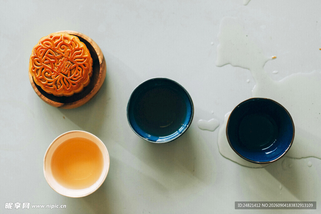 月饼配茶