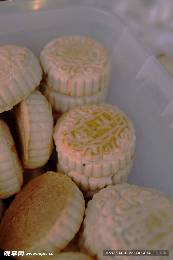 传统中式糕点特写