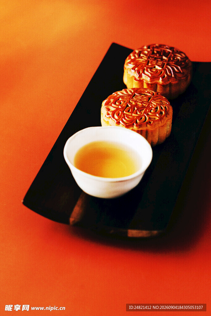 月饼配茶