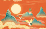 国潮山水