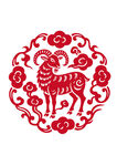 羊年  剪纸
