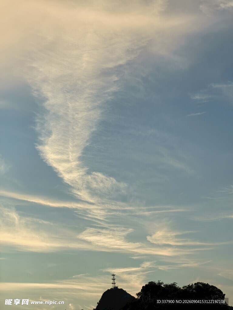 天空中的曼妙云彩