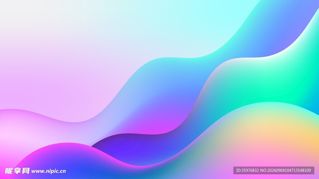 渐变流体背景
