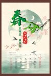 春分时节诗意自然景象