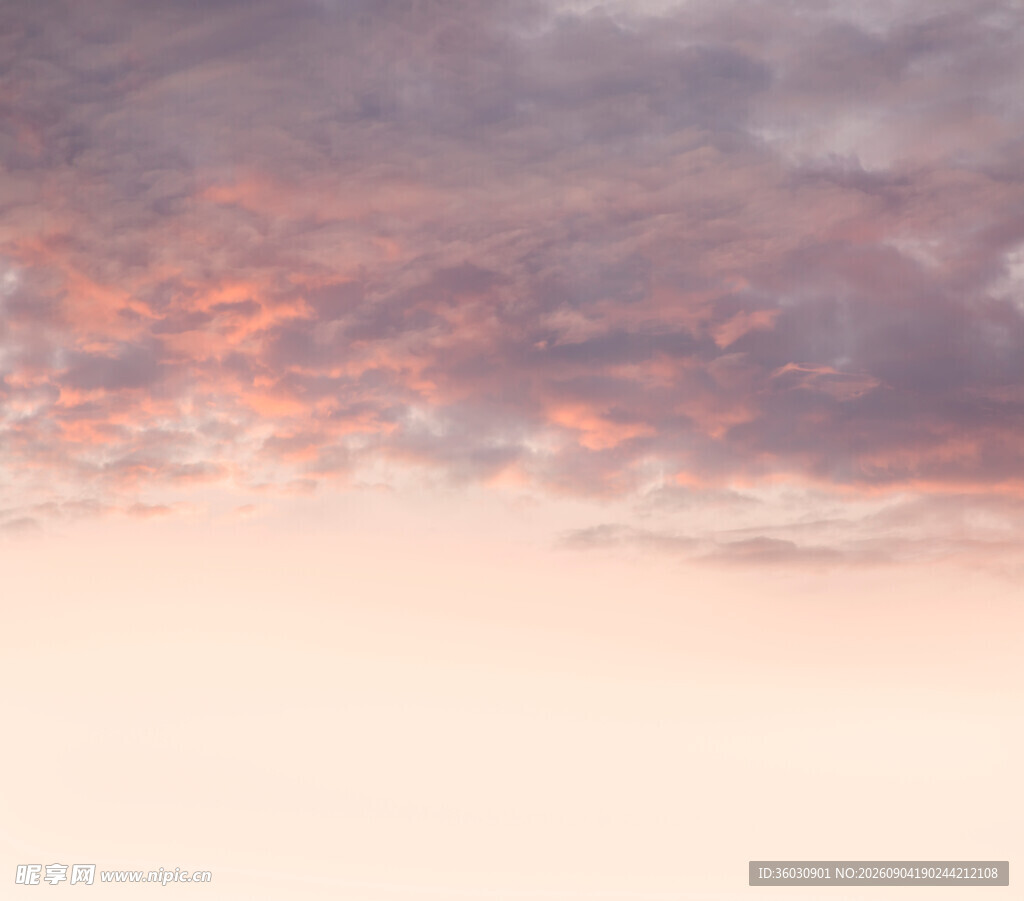 绚丽晚霞天空美景
