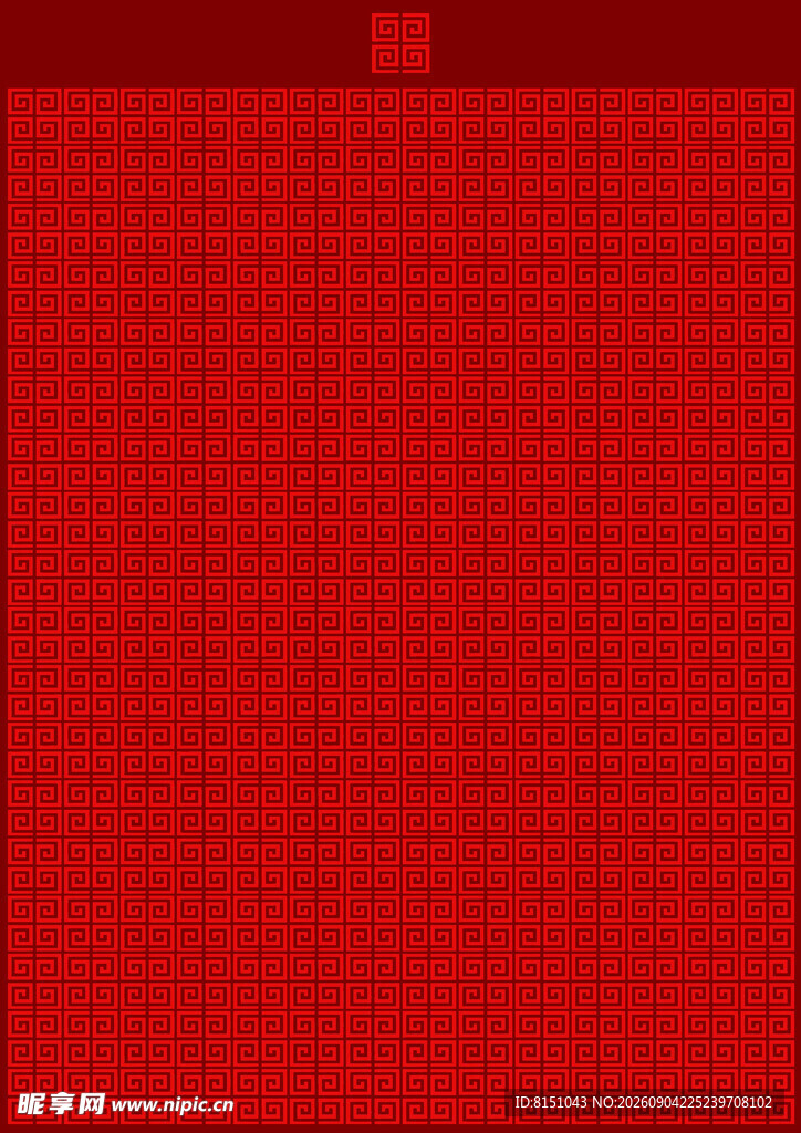 红色网格纹理背景图