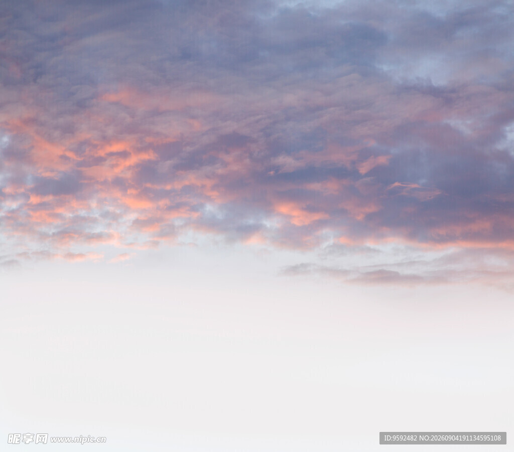 绚丽晚霞天空美景