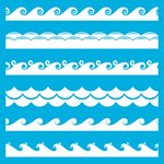 海浪花纹素材