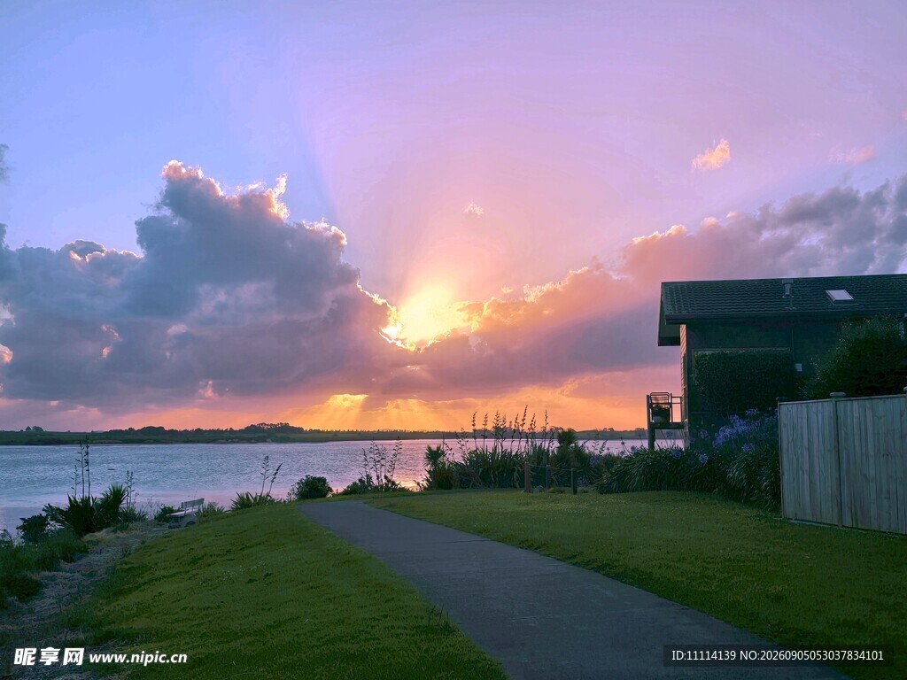 海边日落美景