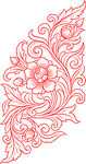 中式花卉纹饰图案