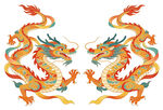 双龙图案